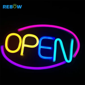 Promotional neon sign glass electronic acrylic flexible ip68 Letters silicone open custom neon sign