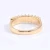 Import Provence Ring 14K Yellow Gold Baguette Cut Moissanite Diamond Wedding Band Half Eternity Ring from China