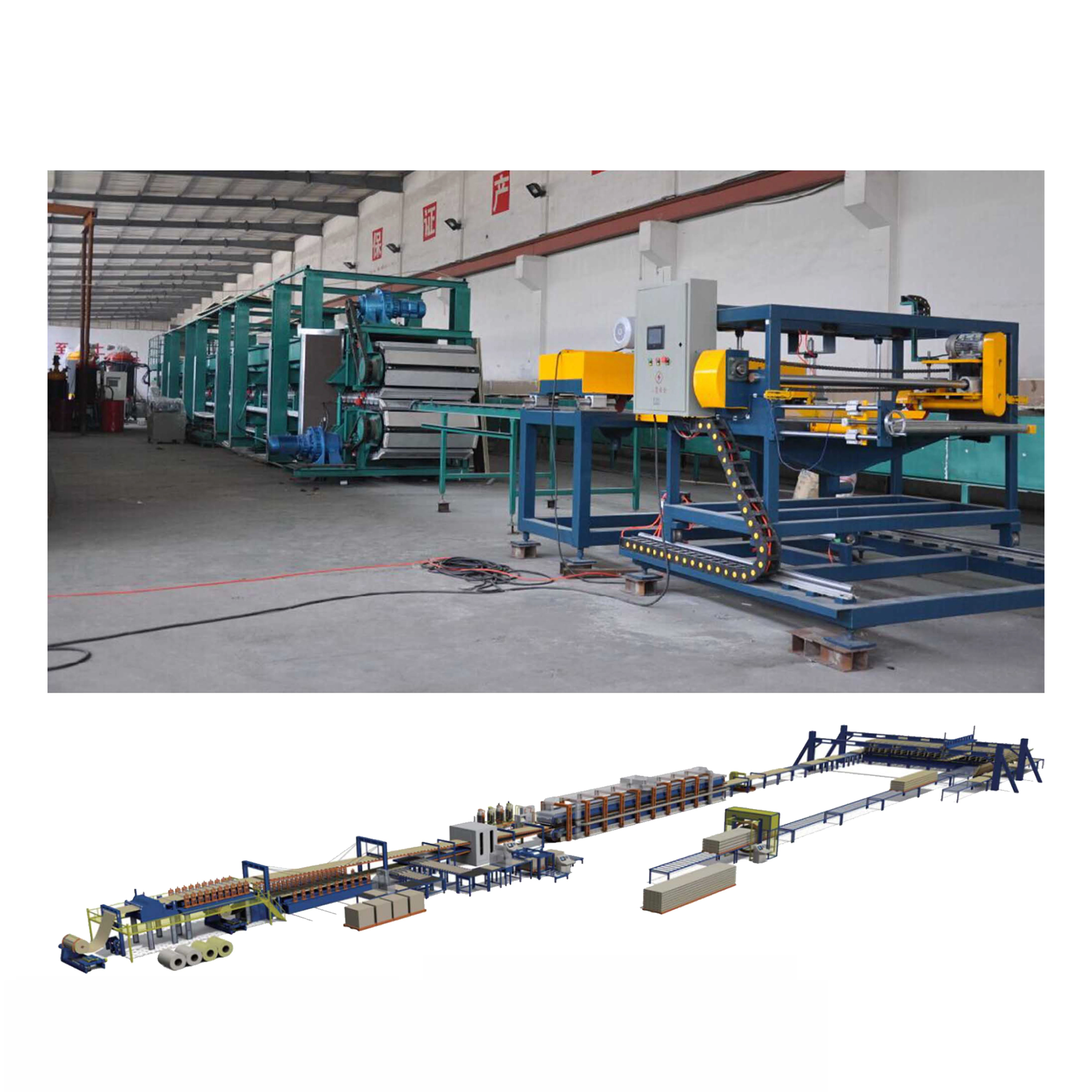 PUR Building Material Metal Roofing Wood Panel Master Machine