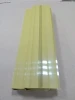 PVC extrusion profile in earth yellow