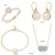 Import Qualified Brass Women Jewelry Finding Fashion Souvenir Women Gift Sets from China