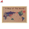 quality cheap cork map for printing or engraving for photo wall board schedule business map on wall