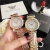 Import Quick customization men quartz watches wristwatches price bracelet watch women relojes crystal diamond designer brand wristwatch from China
