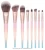 Import Rainbow Colorful Brush for Makeup Private Label makeup brush kit/Kabuki brush from China