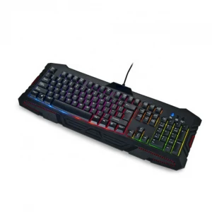 Rainbow light Wholesale Price Custom LOGO PC Electronic Gaming Keyboard For Computer Laptop