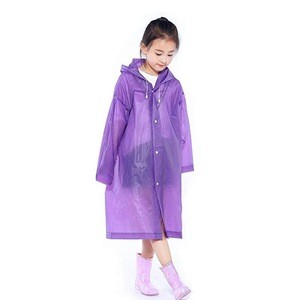 Raincoat Rain Poncho Jacket Slicker Outwear for Children Thicker Reusable  Lightweight Emergency Rain Wind Coat