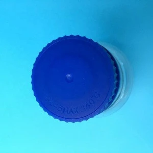 Reagent Bottle Clear,WIth Screw Blue Plastic Cap CORDIAL