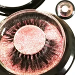 Real Hair Handmade Black Horse Hair False Eyelashes Thick Long Fake Eye Lashes Horse Hair False Eyelashes for Beauty Makeup B001