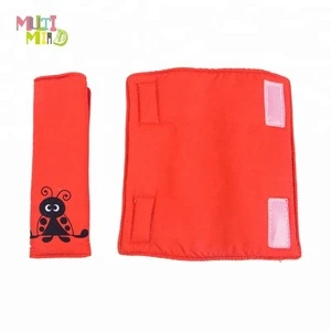Red, Infant Car Seat Strap Covers, Baby Seat Belt Covers, Stroller Accessories, Shoulder Pads in printing