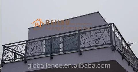 Buy Reilbu Luxury Laser Cut Aluminum Panel Install With Posts Side ...