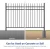 Import Residential galvanized steel decorative privacy fence panels fencing trellis from China