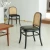 Import Restaurant Dining chair Natural rattan back Rattan Seat solid wood chaise furniture Weaving from China