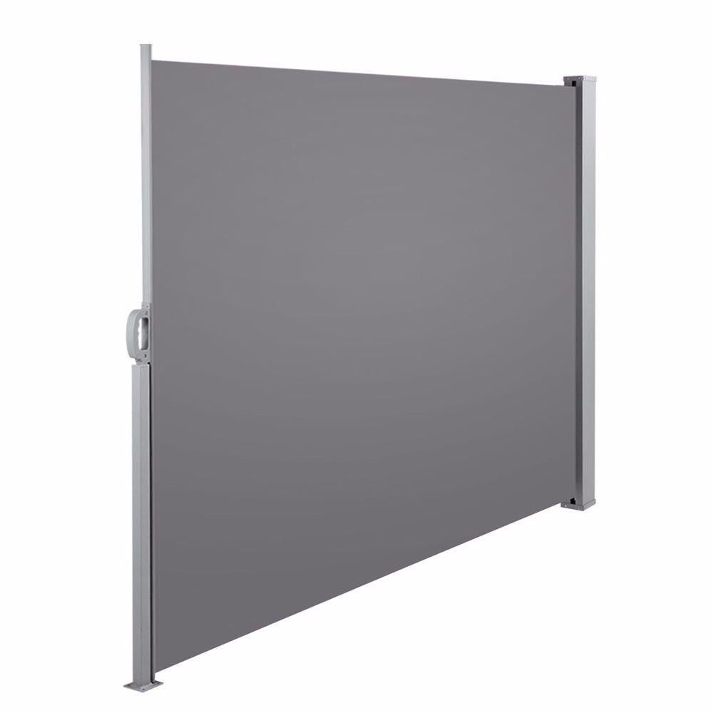 retractable side wall awning screen fabric awning