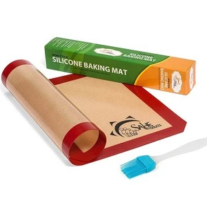 Reusable Hot Selling Non-Stick Silicone Baking Mat Set 3 for Pastry Rolling