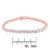 Import Rose Gold Plated Sterling Silver 0.1 ct TDW Tennis Bracelet from USA