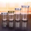 Round Glass Storage Jar/glass Mason Jar /glass Drinking Bottle With Metal Lid