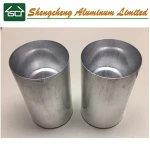 Round Pillar Seamless Aluminum Candle Mold 6.5" high x 3" diameter