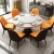 Import Round Rotary Dining Table Set Modern Home Furniture Modern Lazy Susan from China