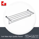 Round shower bathroom double Robe hook