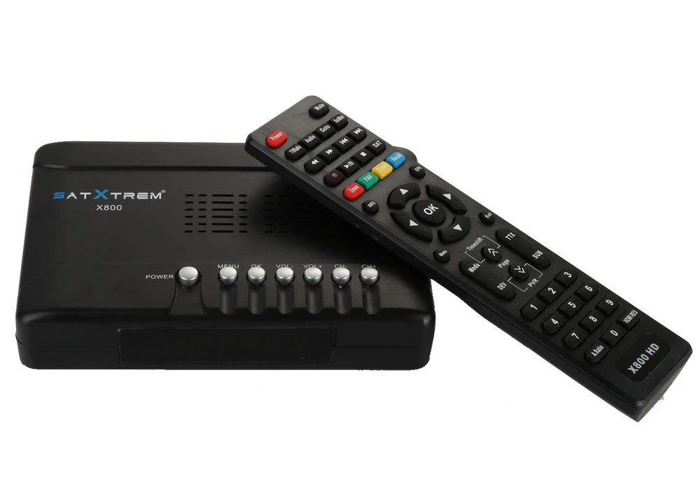 Buy Satxtrem X800 Hd Satellite Tv Receiver Support Cccam Dvb S2 H.265 Hevc  Satellite Receiver 1080p Receptor Two Usb Port Tv Tuner from Shenzhen  Gongjianshijie Technology Co., Ltd., China