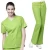 Import scrub organic cotton woven fabric female nursing uniform printed scrub top from China