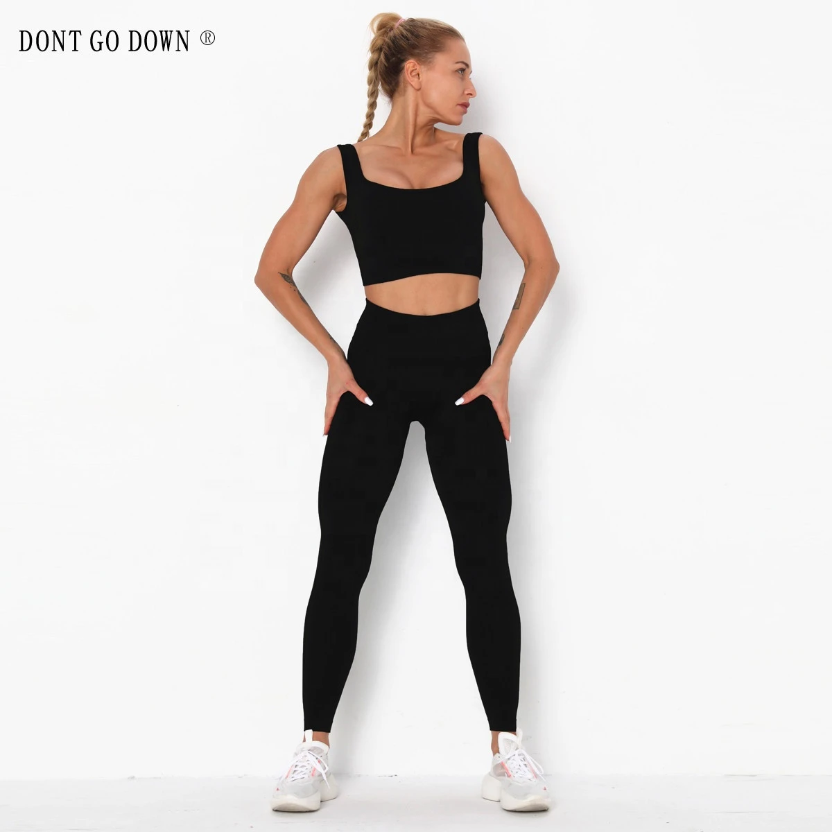 New Women Yoga Set Gym Clothing Female Active Sport wear Running Fitness  Suit