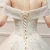 Import Sexy off shoulder wedding dress long train bridal gown 2019 a line custom made wedding dress from China