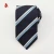 Import Shengzhou Necktie 100% Woven Silk Navy White Striped Tie from China