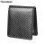 Import Short genuine carbon fiber ultra-thin mens wallet leather RFID anti-magnetic crypto wallet from China