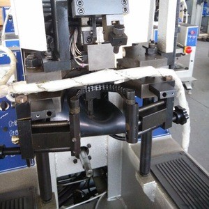 side and heel seat lasting machine for shoe making industry