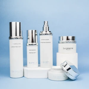 Silver lid with dots 20G 30G 50G 40ML 60ML 80ML 100ML 120ML Full capacity set with customized color and logo