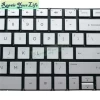 Silver replacement laptop keyboard for HP Spectre 13-3000/13t-3000 743897-001 US language with backlit