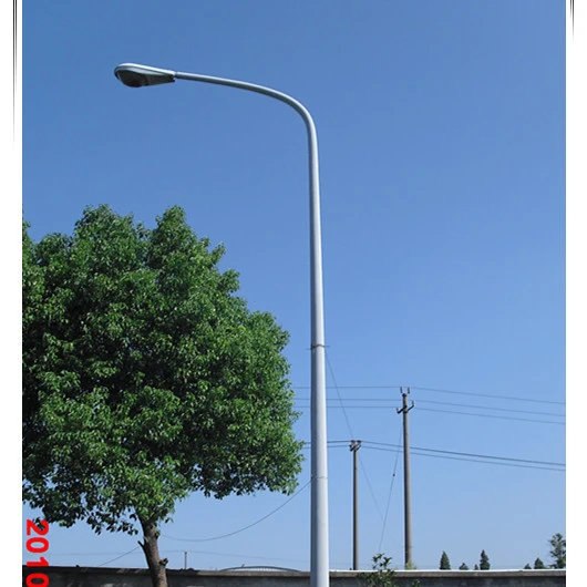 Single arm street light pole