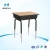 Import Single-seater student desk school furniture / student school desk and chair set from China