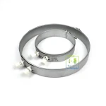 Slight Heat Injection Molding Bands Mica Clamp Band Heater with Stainless Steel Plug