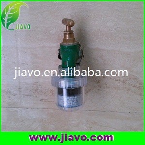 Small faucet water filter for water treatment appliance