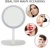Import Smart Touch Control Led Makeup Mirror Lighted Makeup Vanity Stand Up Desk Ring Light Mirror Led Vanity Mirror USB Use from China