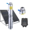 solar borehole pump system dc 72v submersible solar pump 1.5hp multistage solar power submerged water pump price pakistan