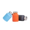 Souvenir Fashionable Custom Silicone Collapsible 500ml Bicycle Sports Tumbler Water Bottle