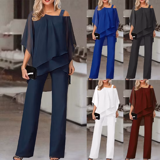 Womens Top and Pants Set for Parties 2025 Spring Summer Autumn Collectio