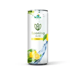 Special Sparkling Aloe Vera mixed with Fruits Flavor in Aluminum 320ml
