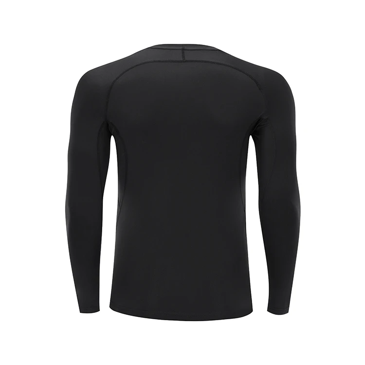 Sports T-shirt mens long-sleeved round-neck fitness training fast dry breathable running tights