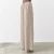 Import Spring Summer 2021 New Khaki Cotton Linen Clothes High Waist WomenS Trousers White Office Wide Legs Women Pants from China