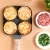 Import Square nonstick 4 round holes egg pancake flat fry pan from China