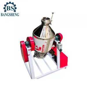 Stainless Steel Belt Drum Shaped Granule Powder Mixer / Waist Drum Mixing Machine Made In China