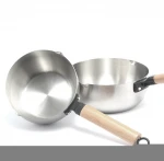 Stainless steel cooking milk&sauce pot frying pan new design Japanese skillet