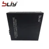 stainless steel sc module 10/100m 1 sc fiber optic port + 8 rj45 ports media converter with LED indicators