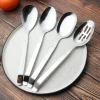 stainless steel serving spoon set, buffet salad rice kitchen spoon