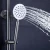 Import Stainless steel shower set 304 stainless steel rain shower three-speed pressurized water-saving shower set special offer from China
