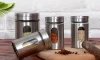 Stainless Steel Sugar/Spice Shaker Seasoning Cans Salt and Pepper Shakers Dry Herb Spice Condiment Dispenser